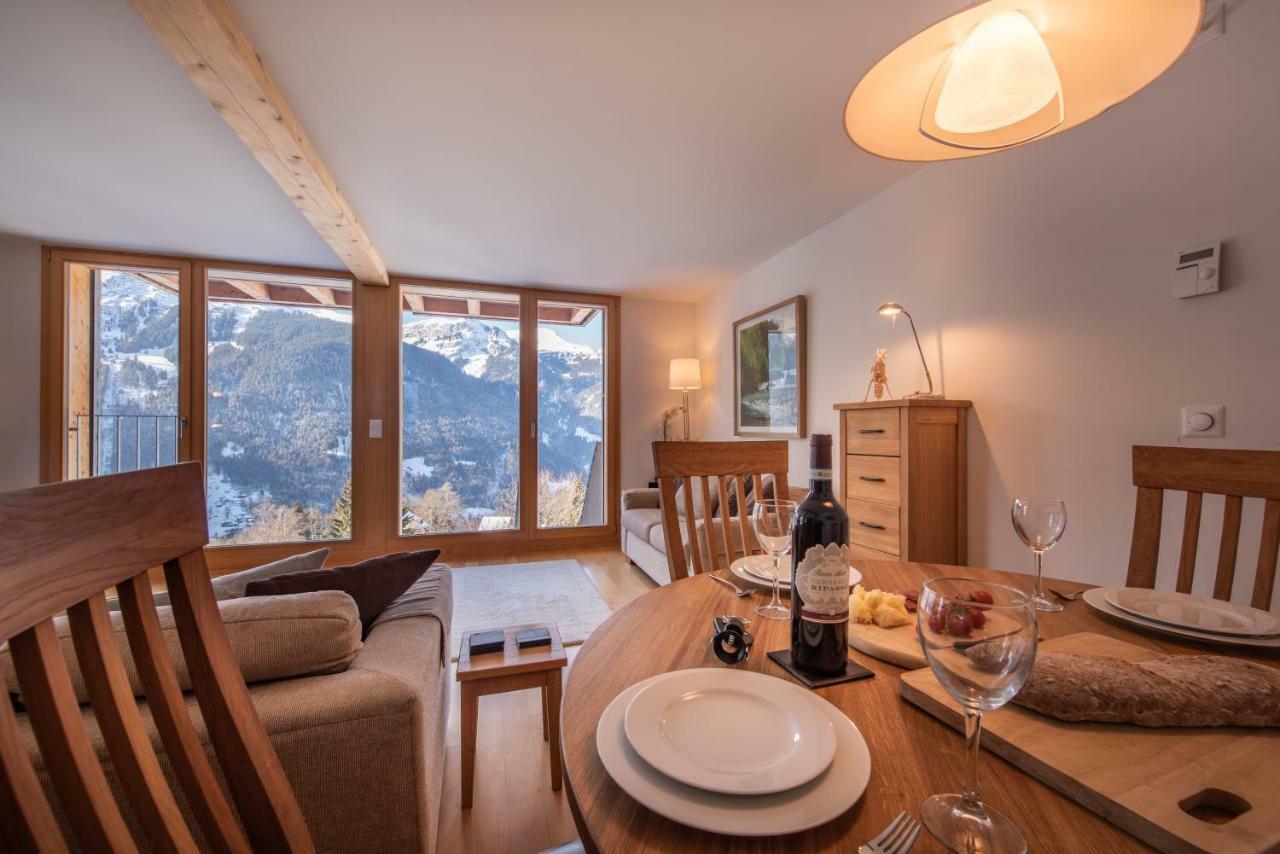 Appartamento Chalet Roossi 3 Wengen Esterno foto