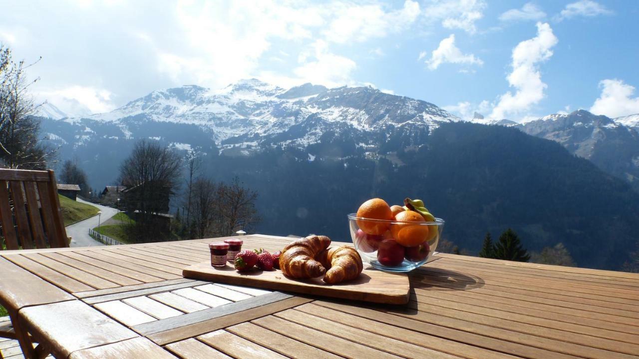 Appartamento Chalet Roossi 3 Wengen Esterno foto