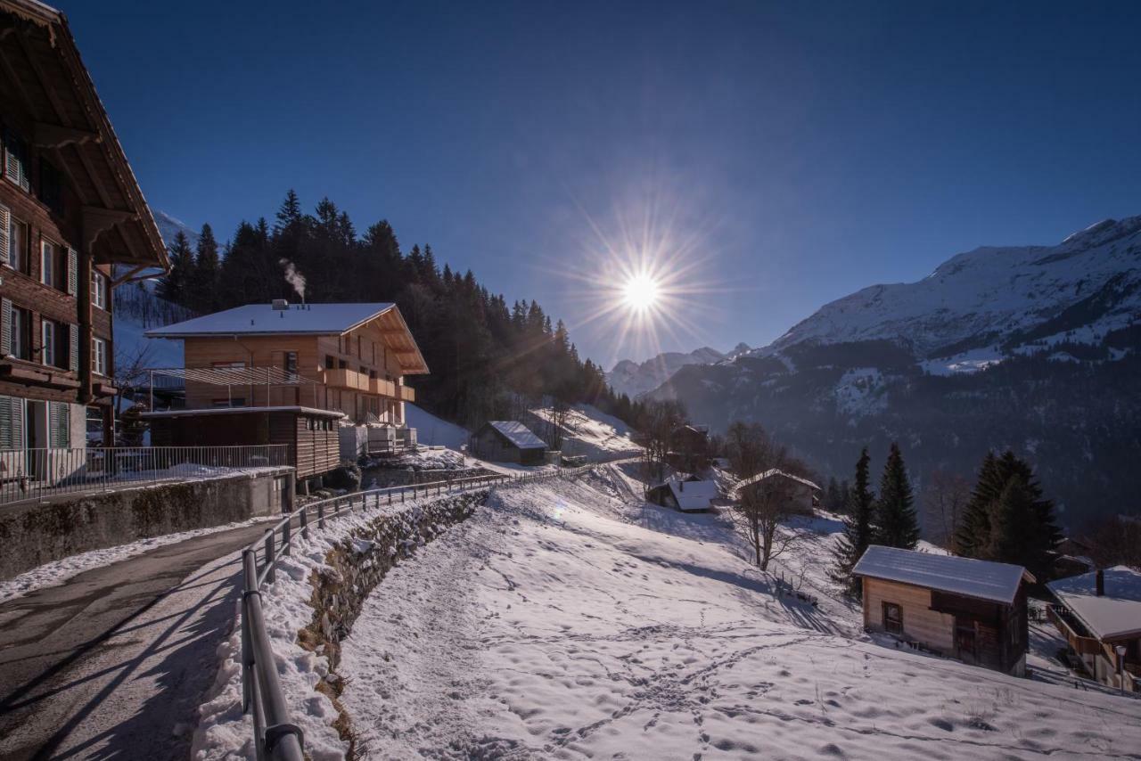 Appartamento Chalet Roossi 3 Wengen Esterno foto